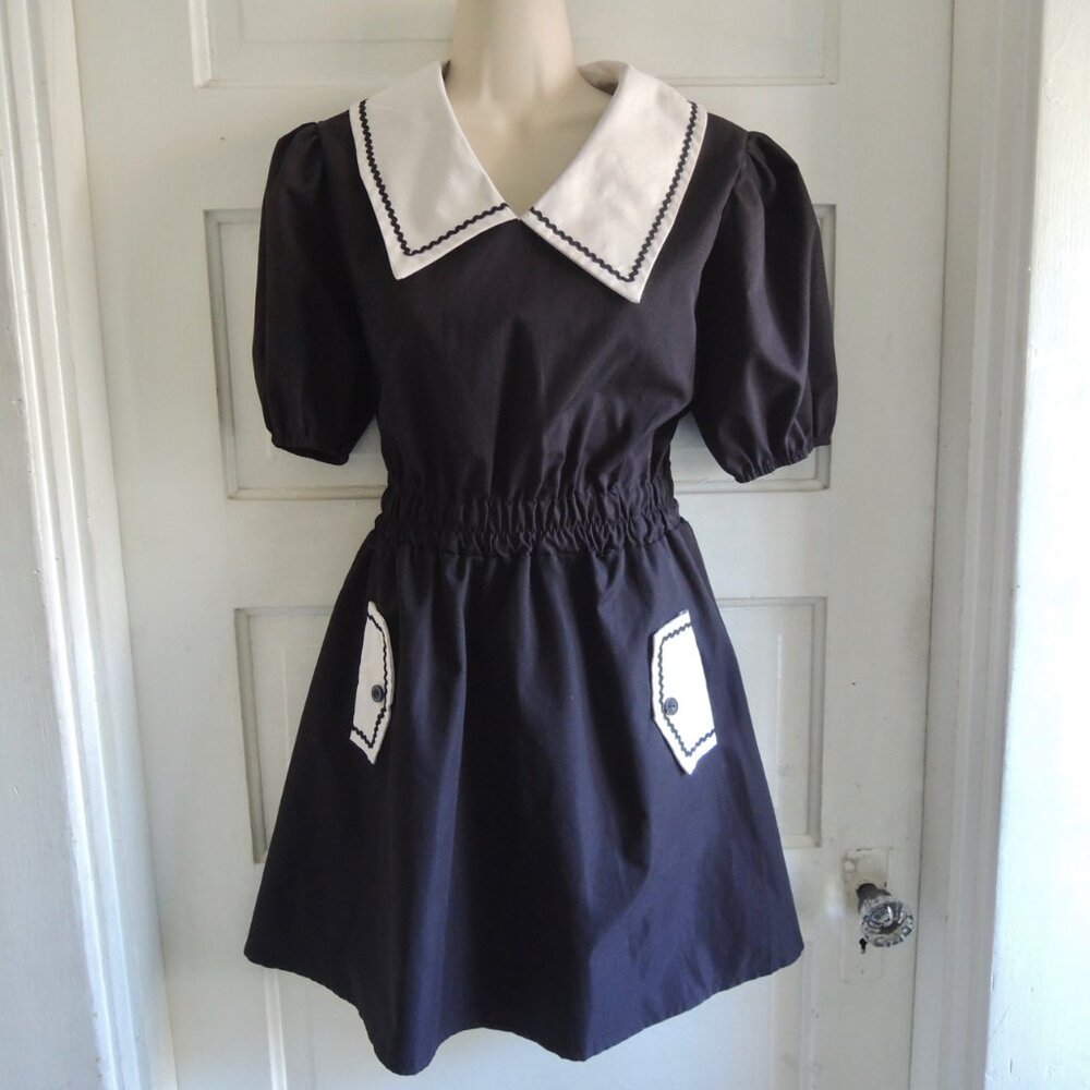 Black & White Maid Uniform Cosplay Anime Dress M